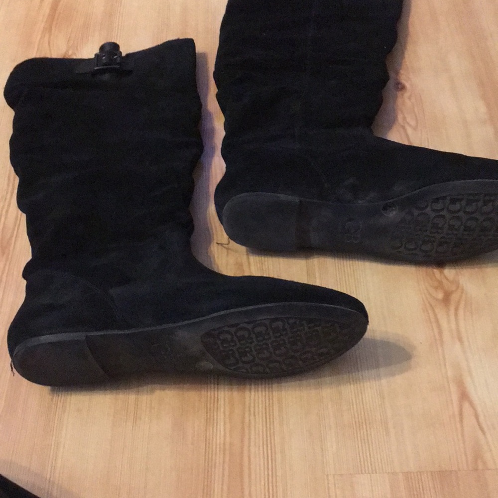 Black suede Gianna Bini Boots